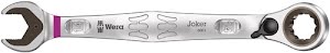 Open-end ring ratchet spanner Joker width across flats 14 mm length 187 mm rever
