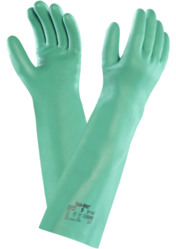 Ansell Chemical resistant gloves Nitrile Solvex 37-185 7
