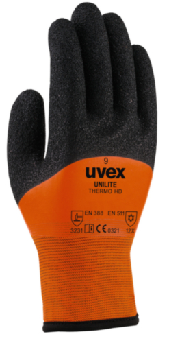 UVEX HANDSCH UNILITE THERMO HD OR/ZW, 11