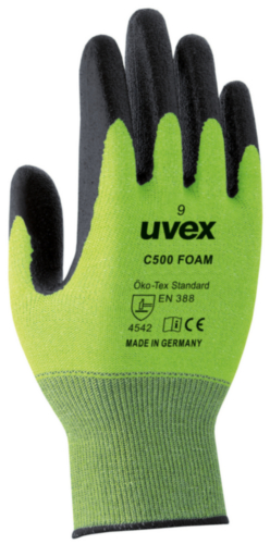 Uvex Cut resistant gloves Bamboo/Dyneema/Glass/Polyamide foam 60494 C500 SIZE 10