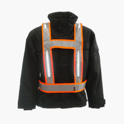 Light-Vest High visibility LED light vest Multi Pro RWS H-shape Fluorescent orange S/XL