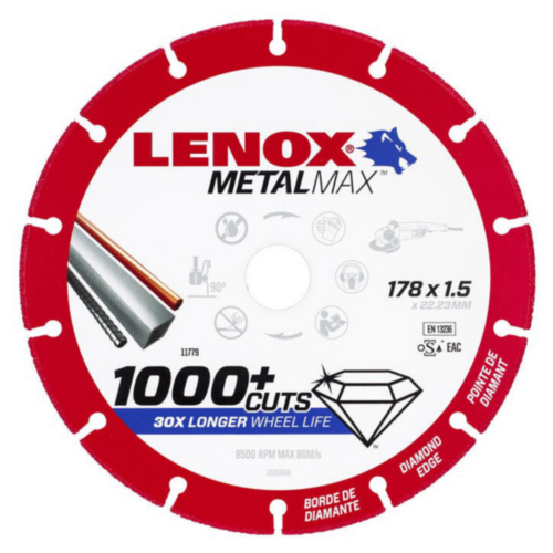 Lenox Disque à tronçonner 178X1.5X22.2MM