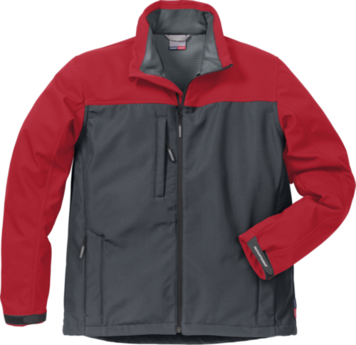 Fristads Kansas Softshell jacket 4119 SSR 113930 Grey/Red XXL