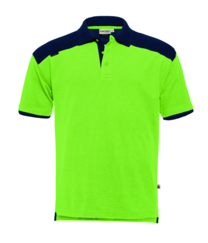 Santino T-shirt Tivoli Tivoli Limoen/Marineblauw XL