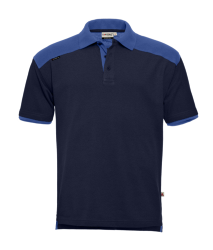 Santino T-shirt Tivoli Navy blue/Cornflower blue XXL