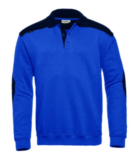 Santino Polo sweater Tesla Cornflower blue/Blue 5XL