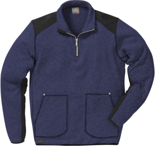 Fristads Kansas Fleece sweater 114031 Navy blue/Black XXL