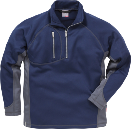 Fristads Kansas Sweater 114033 Navy blue/Grey L