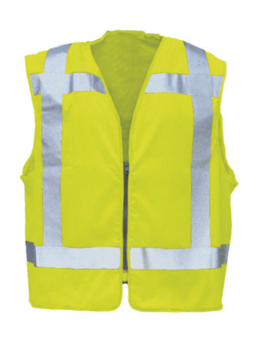 Sioen Hoge zichtbaarheid verkeer vest Solaka 9052 9052 Fluorescerend geel XL