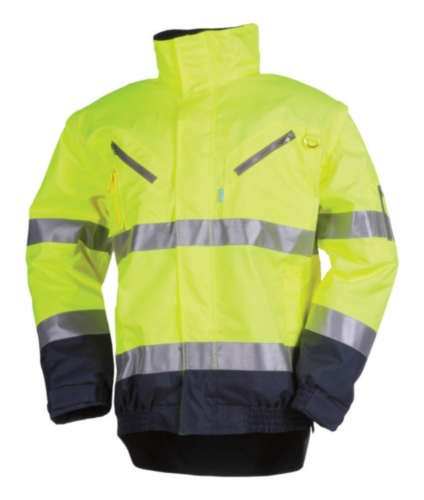 Sioen High visibility jacket Campbell 364A Fluorescent yellow/Navy blue L