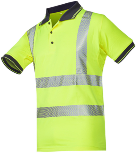 Sioen High visibility polo shirt Tiola 3881 Fluorescent yellow XXL