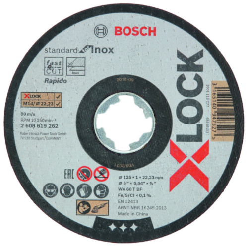 Bosch Disco de corte I 125X1X22.23MM