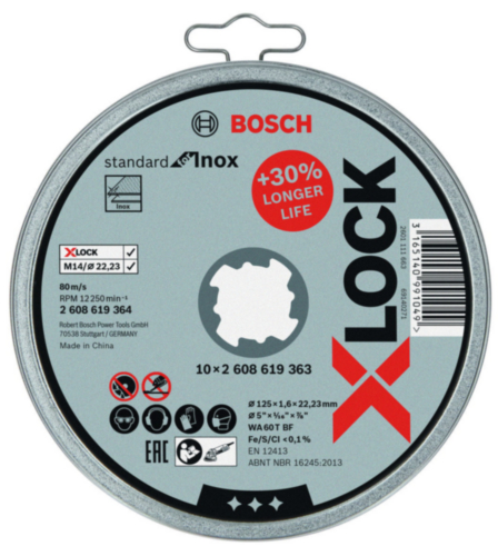 Bosch Meule plate 125X1.6X22.23MM