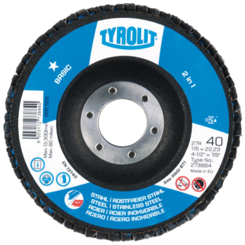 Tyrolit Flap disc 115X22,23_60