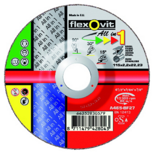 Flexovit Grinding disc A46S 125X2,2X22,23