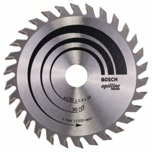 Bosch Circular saw blade OPTILINE 130X16 30T