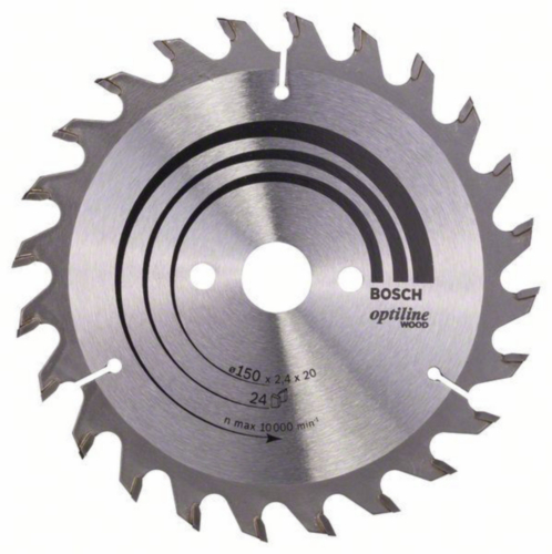 Bosch Circular saw blade OPTILINE 150X20 24T