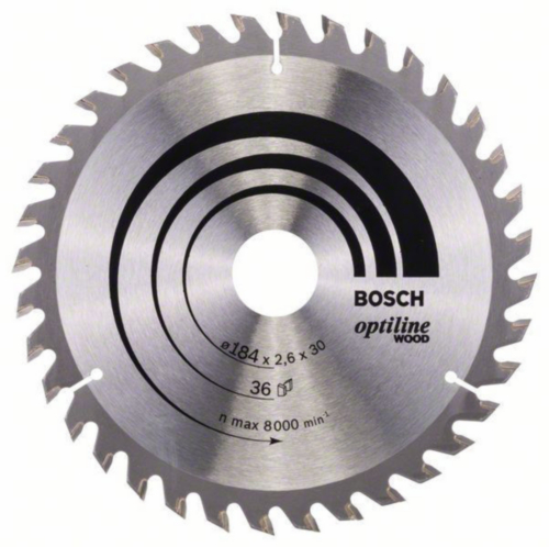 Bosch Cirkelzaagblad OPTLNE 184X30/16 36T