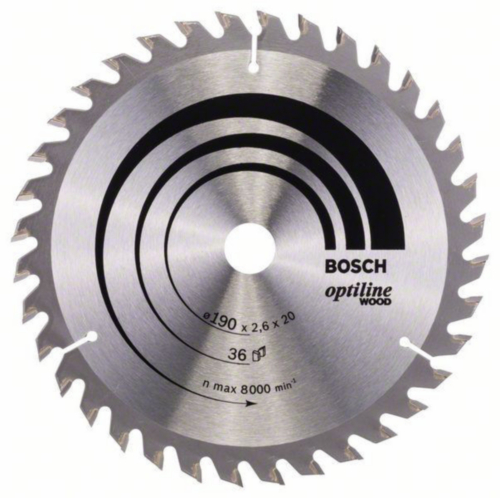 Bosch Lame de scie circulaire OPTLNE 190X20/16 36T