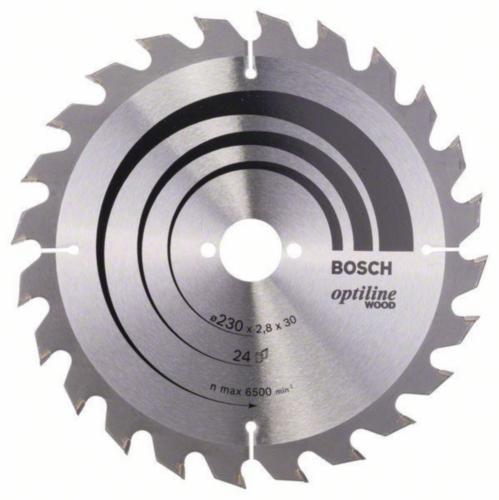 Bosch Circular saw blade OPTILINE 230X30 24T