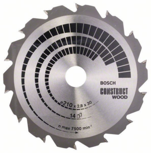 Bosch Circular saw blade CONSTRW 210X30 14T