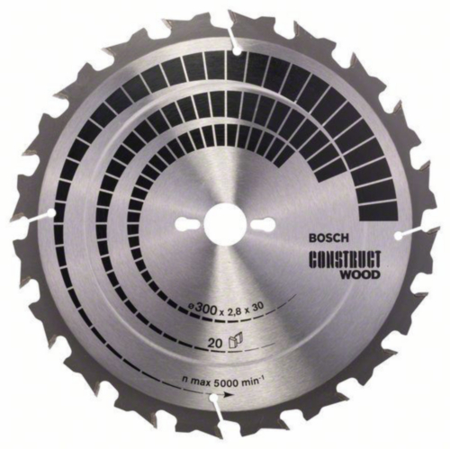 Bosch Hoja de sierra circular CONSTRW 300X30 20T