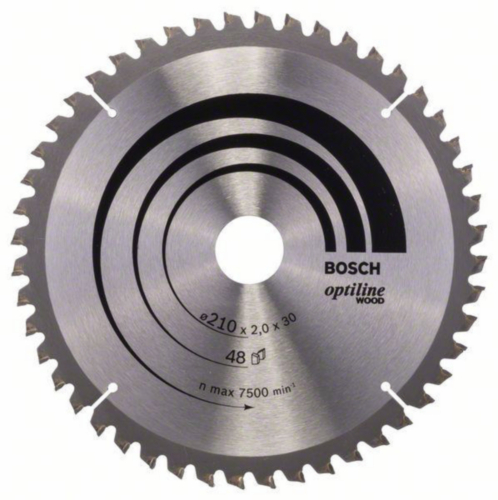 Bosch Circular saw blade OPTILINE 210X30 30T