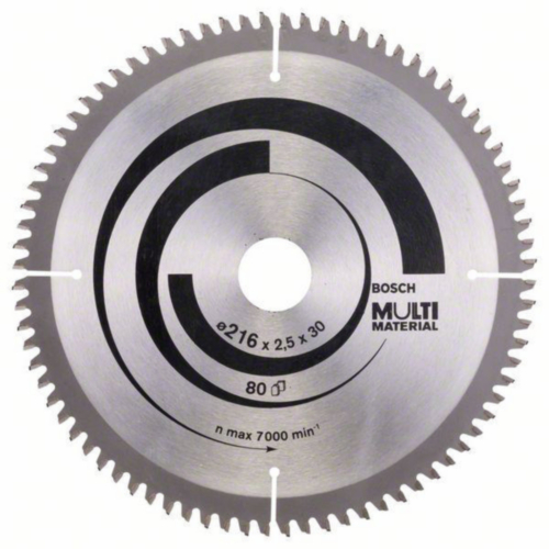 Bosch Circular saw blade MULTIMAT 216X30 80T