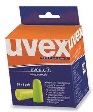 Uvex Oordoppen Limoen X-FIT