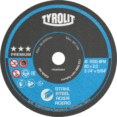 Tyrolit Cutting wheel 75X1,0X10