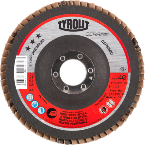 Tyrolit Flap disc 178X22,23 K60