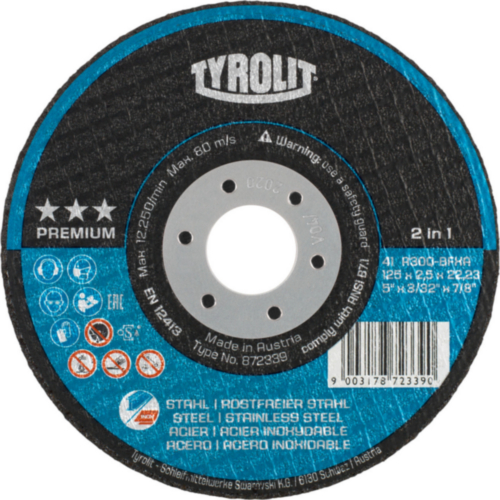 Tyrolit Cutting disc 125X1,6X22,23