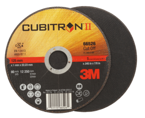 3M Cubitron Cutting wheel T41 115X1X22MM