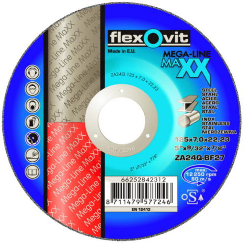 Flexovit Grinding disc ZA24Q 125X7X22,23