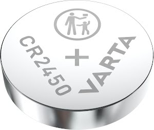 VARTA LITHIUM munt CR2450 (knoopcelbatterij, 3V) verpakking van 1