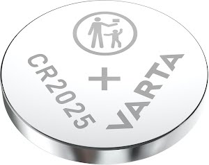 VARTA LITHIUM munt CR2025 (knoopcelbatterij, 3V) verpakking van 1