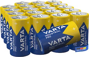VARTA Industrial Pro, Alkaline Battery, C, Baby, LR14, 1,5V, Made in Germany