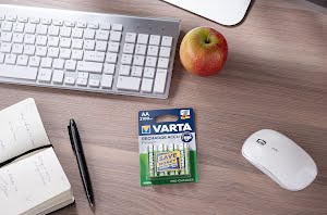 VARTA Recharge Accu Power AAA 800 mAh 2-pack (Pre-charged NiMH Accu, Micro, rechargeable battery, ready to use)