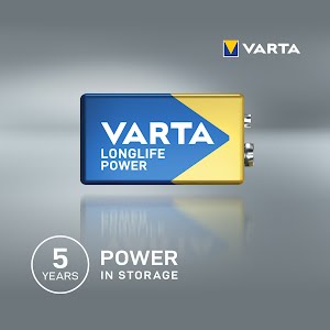 Batterie Longlife Power 9 V 6LP3146-E Block 580 mAh 6LP3146 4922 1 pièce/blister
