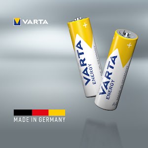 VARTA Energy, Alkalinebatterij, AA, Mignon, LR6, 1,5V, 24-pack, Made in Germany