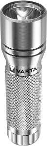 VARTA Premium Light F10 Flashlight incl. 3x Longlife Power AAA Flashlight Light Lamp Flashlight with aluminum housing for household, camping, fishing, garage, power failures, outdoor