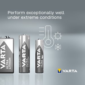 VARTA Ultra Lithium, Lithium Battery, AAA, Micro, FR10G445, 4-pack