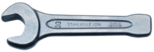 Clé à fourche à frapper 4204 ouv. de clé 27 mm longueur 180 mm acier allié au ch