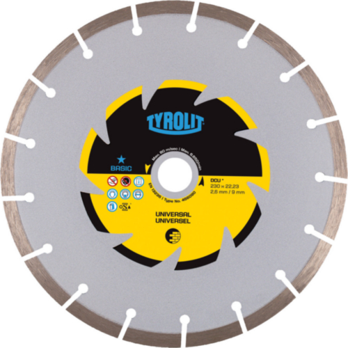 Tyrolit Pânză ferăstrău circular 115X2X22,23