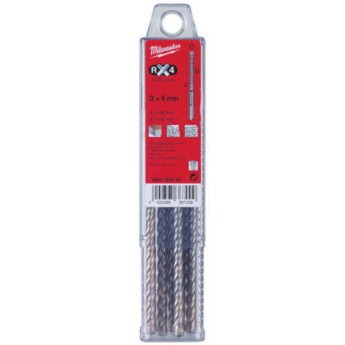 Milwaukee Hammer drill bit RX4 6,5X210X150MM