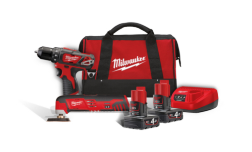 Milwaukee Sans fil Ensemble combiné M12 BPP2H-402B