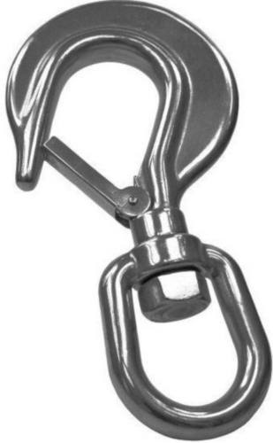 Trailer hook with swivel Stainless steel A4 28MM