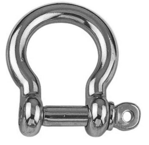 Bow shackle Stainless steel A4