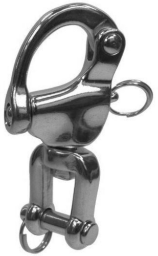 Swivel snap shackle Stainless steel A4 87MM
