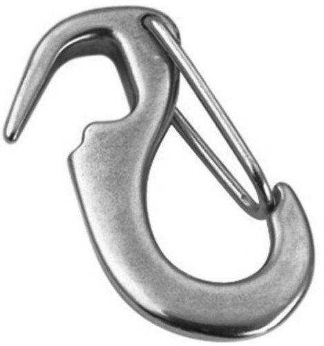 Spring hook Stainless steel A4